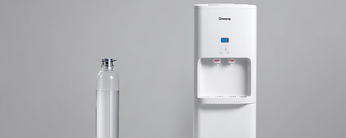 water dispenser with bottle water